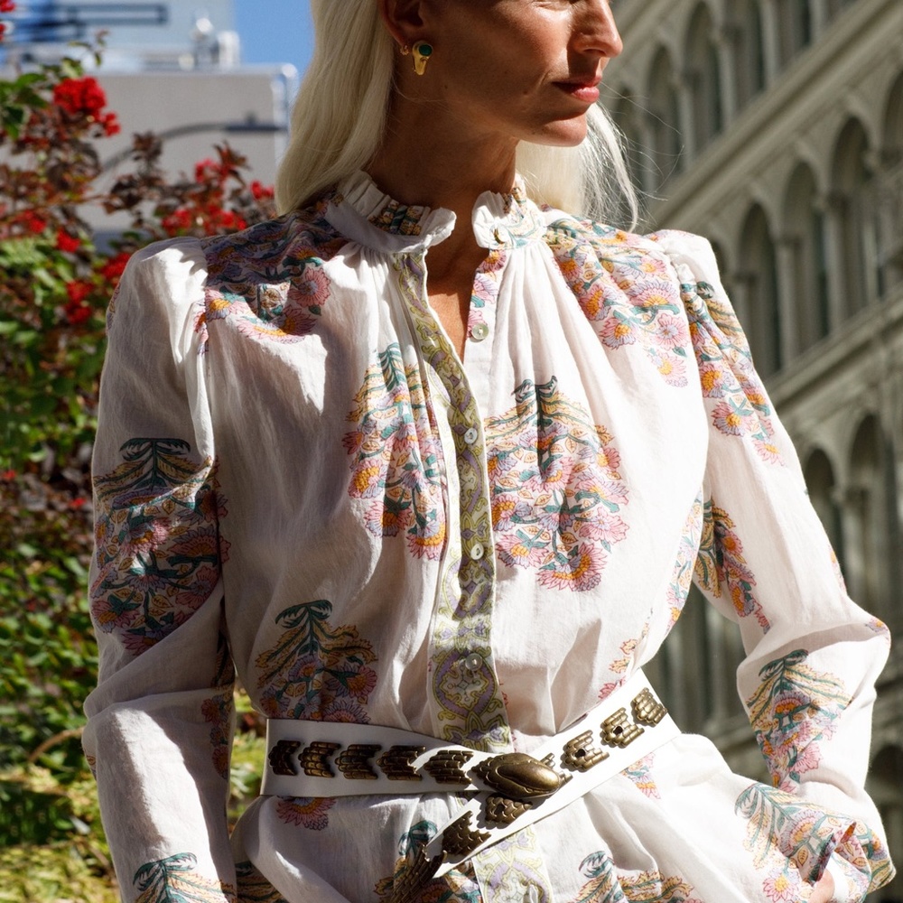 Alix Of Bohemia  Annabel Honeysuckle Shirt